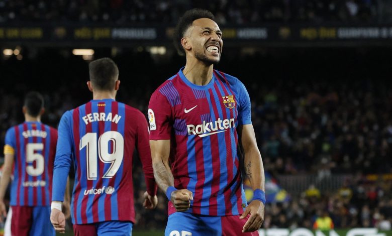 Aubameyang scores fifth goal in three games as Barca defeat Bilbao 4-0 1 20220227 231741