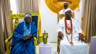 PHOTO NEWS: Tinubu visits Ooni of Ife 11 Asiwaju