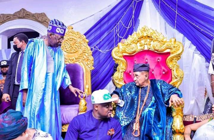 Pray for me, I want to be Nigeria's president, Tinubu tells Alaafin 15 IMG 20220221 WA0020