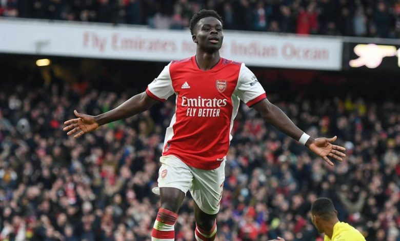 Goal, assist for Saka as Arsenal climb to top 4 1 20220306 200656