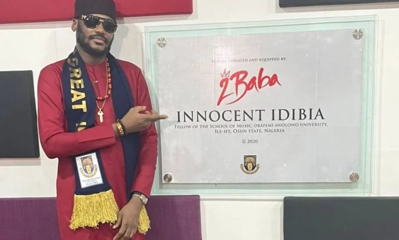 2Baba donates music studio to OAU 7 2Baba OAU 1