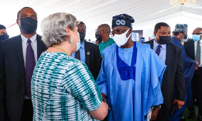 PHOTO NEWS: APC National Leader, Tinubu at new US Consulate groundbreaking at Eko Atlantic City 1 Asiwaju 1