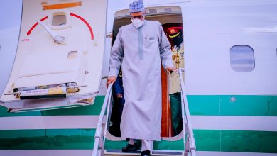 Buhari jets out to Portugal on state visit 14 Buhari