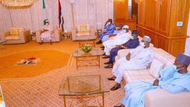 REVEALED: How APC chairmanship aspirants shut down Ali Modu Sheriff at parley with Buhari 13 Buhari APC Chairman1
