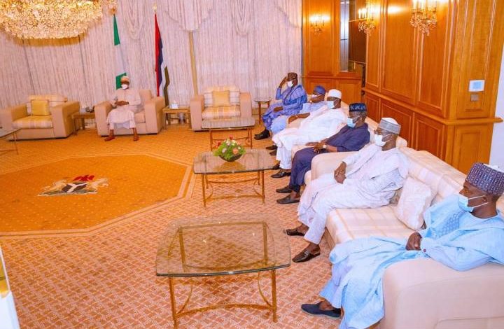 REVEALED: How APC chairmanship aspirants shut down Ali Modu Sheriff at parley with Buhari 1 Buhari APC Chairman1