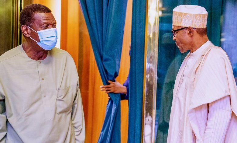 Buhari celebrates Pastor Adeboye at 80 1 Buhari Adeboye