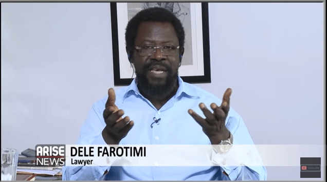 Dele Farotimi's anarchism on Arise TV Morning Show, by Ayo Oladele Peters 1 Dele Farotimi 1