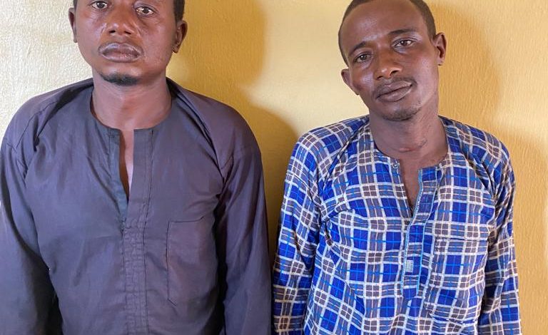 Police arrest two members of a kidnap syndicate in Ogun 1 IMG 20220313 WA0091