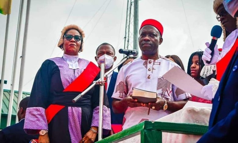 Soludo apologises for fight between Obiano’s wife, Bianca Ojukwu at inauguration 1 IMG 20220317 WA0017