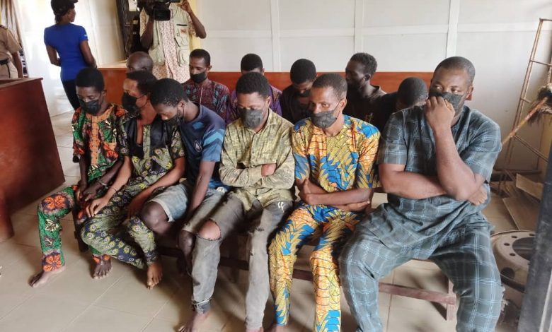 Court remands 12 suspected killers of Ogun monarch in prison 1 IMG 20220324 WA0151