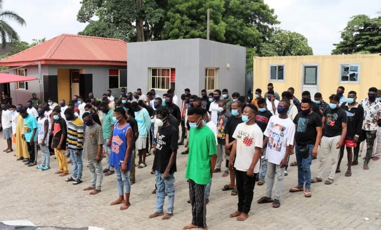 EFCC arrests 120 suspected internet fraudsters in Ibadan, Enugu 5 IMG 20220331 WA0001