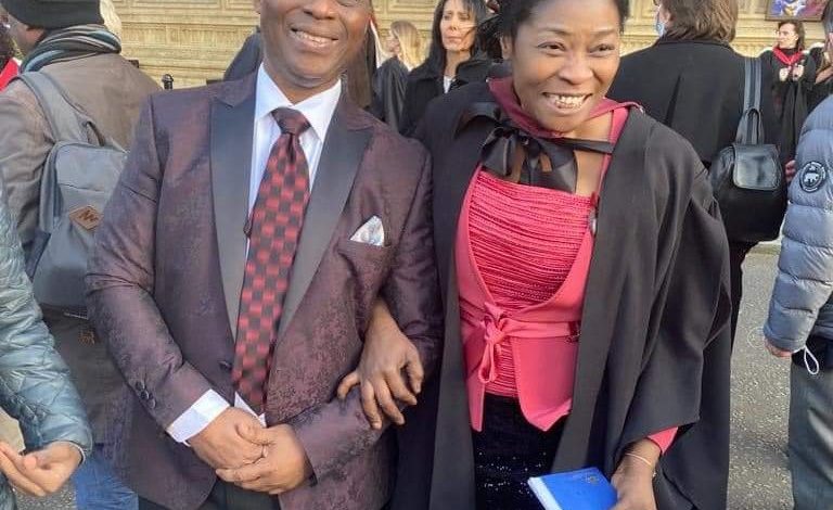 Sade Olukoya, MFM founder's wife graduates from Royal College of Arts 1 Sade Olukoya