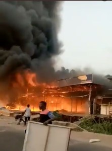 BREAKING: Furniture shops on fire in Ajah 3 Screenshot 20220330 163913 1