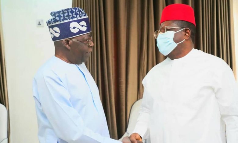 PHOTO NEWS: Ebonyi Gov Umahi visits APC National Leader, Tinubu in Abuja 7 Tinubu Umahi