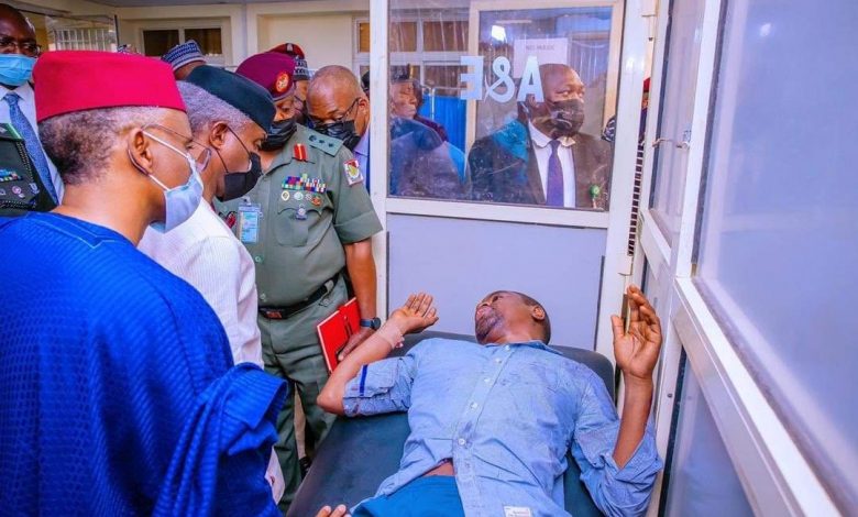 Kaduna confirms 8 dead, 26 injured in Abuja-Kaduna train attack 1 VP Osinbajo Kaduna