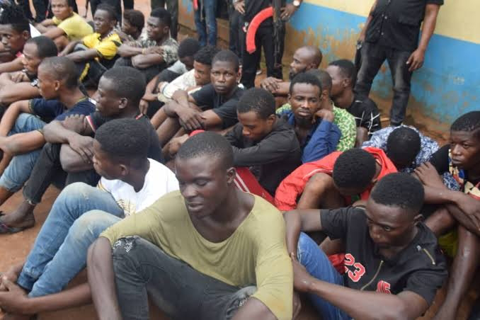Ogun Police Command arrests 22 cultists in 48 hours 1 Cultists
