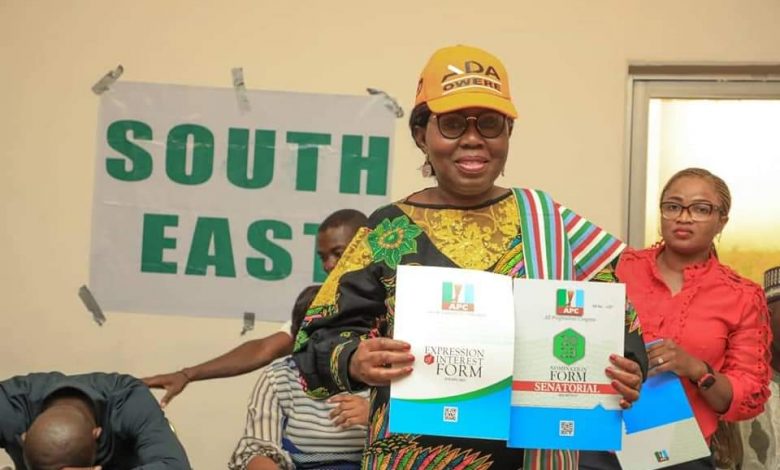 PHOTO NEWS: Ondo first lady, Anyanwu-Akeredolu, picks Imo senate forms 7 FB IMG 1651202809872