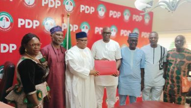 I’ll have stomach infrastructure minister, Fayose assures after picking PDP presidential form 13 Fayose PDP president
