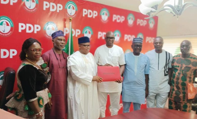 I’ll have stomach infrastructure minister, Fayose assures after picking PDP presidential form 1 Fayose PDP president