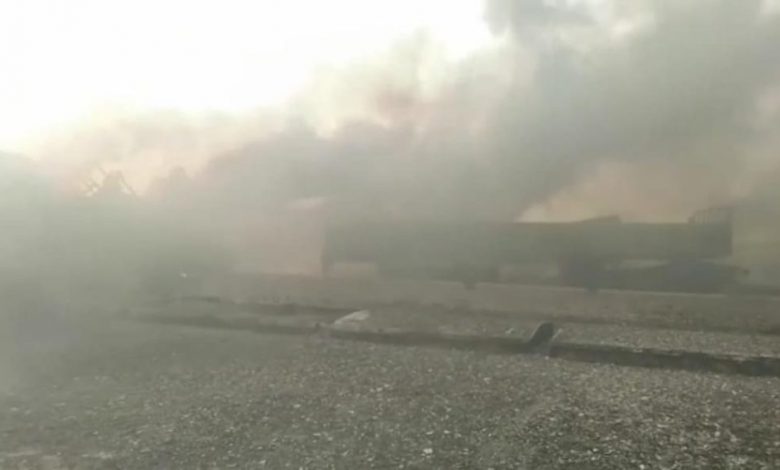 BREAKING: Fire outbreak at plank market Ogba in Lagos 3 IMG 20220327 WA0020 1024x566 1