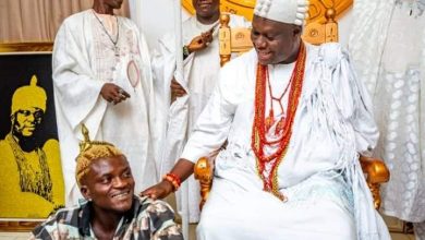 PHOTO NEWS: Ooni receives Portable in Ile-Ife, prays for 'Wahala musician' 13 IMG 20220424 WA0006