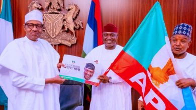 APC leadership presents Ekiti guber candidate Oyebanji to Buhari 4 IMG 20220429 WA0026