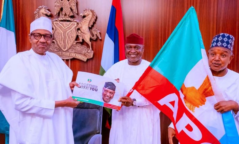 APC leadership presents Ekiti guber candidate Oyebanji to Buhari 9 IMG 20220429 WA0026