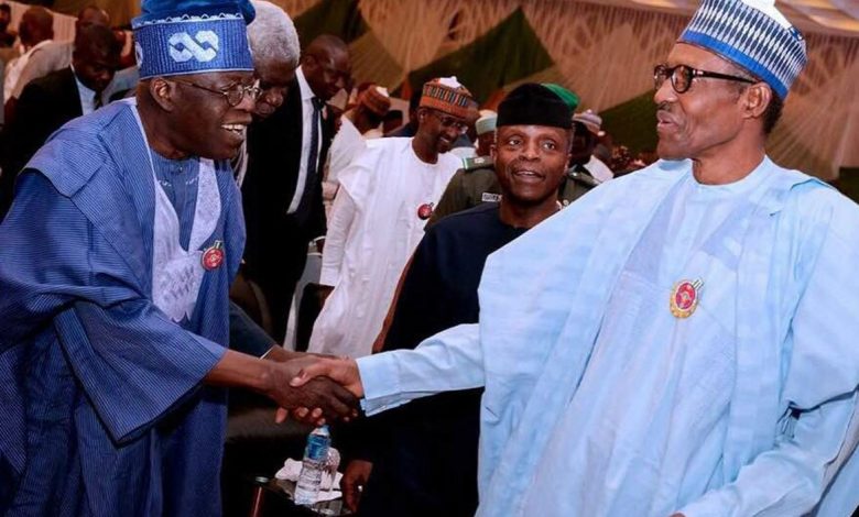 My opponents want President Buhari to oppose my aspirations, I respect him - Tinubu 1 Tinubu Osinbajo Buhari