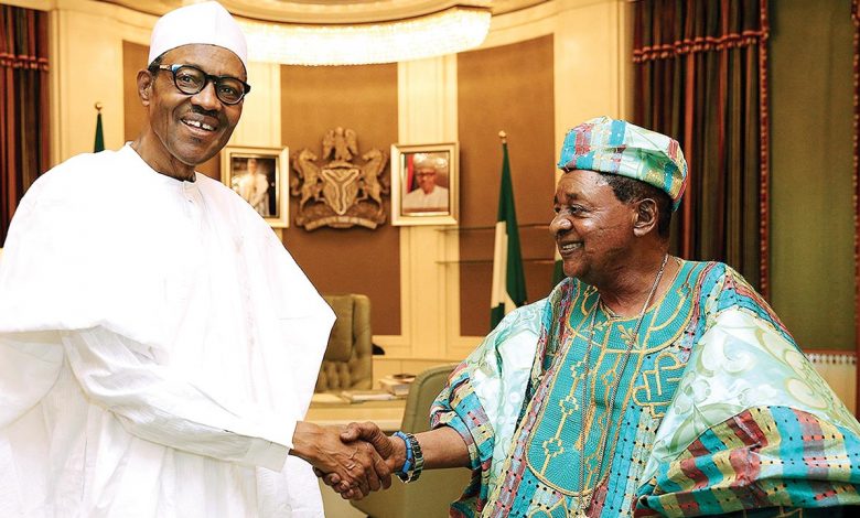 Buhari mourns Alaafin of Oyo’s demise 1 buhari alaafin