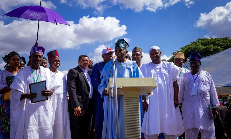 PHOTO NEWS: Tinubu visits Oyo, attends 8th day prayer for late Alaafin 5 image2