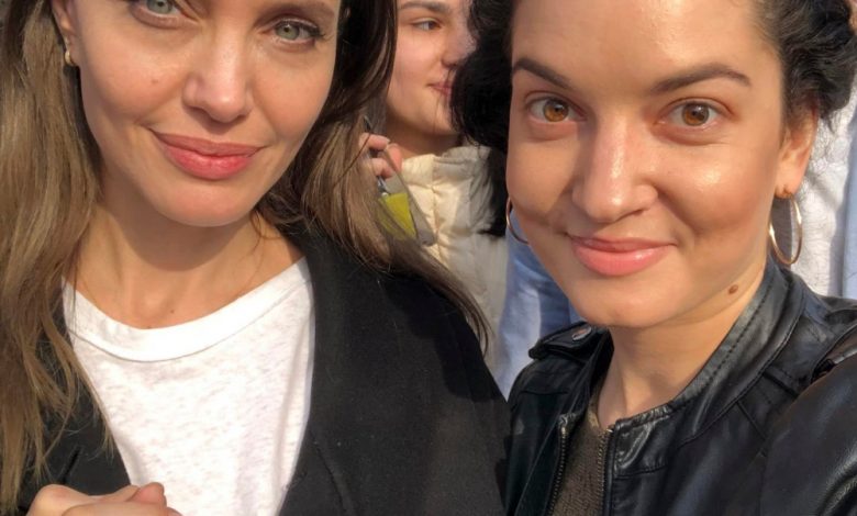 Angelina Jolie makes surprise visit to war-torn Ukraine 1 AP22120595252507