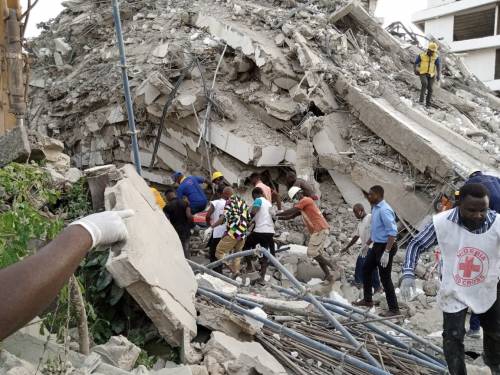 Another two-storey building collapses in Lagos 1 Collapse 1 2