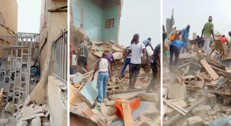 Many feared dead as explosion rocks kano 1 Explosion in Sabon Gari Kano state