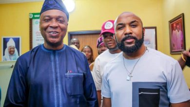 PHOTO NEWS: Saraki welcomes Banky W to PDP 6 FB IMG 1652200512533