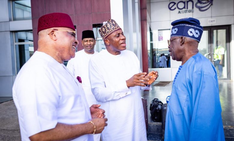 Tinubu, Amaechi meet at Airport, throw banters 5 IMG 20220503 WA0010