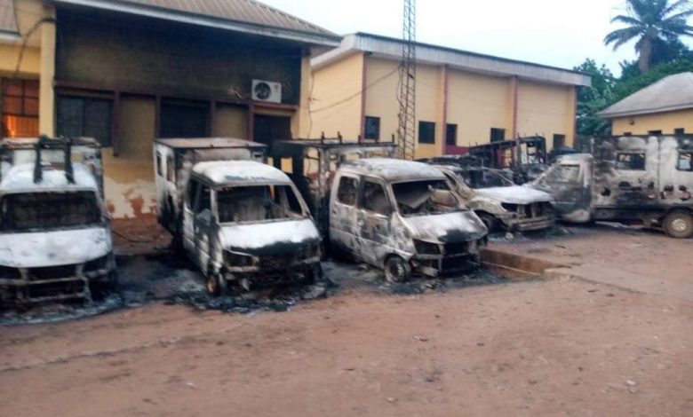 After Soludo's visit to Nnamdi Kanu, ESN burns down Magistrate Court, council headquarters in Anambra 7 IMG 20220516 WA0003