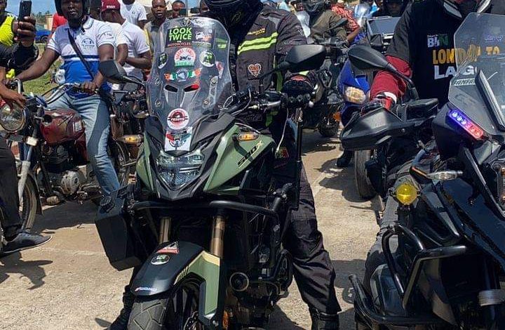 PHOTO NEWS: Kunle Adeyanju, London-Nigeria biker arrives to heroic welcome in Lagos 7 IMG 20220529 WA0010