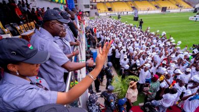 NLC, TUC, union leaders promise to support Sanwo-Olu's re-election 8 PIX 8956