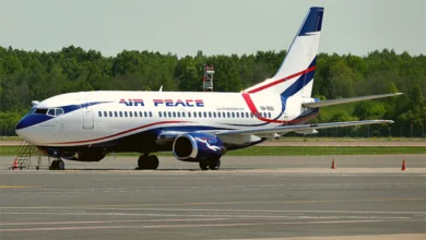 JUST IN: Lagos-bound Air Peace flight makes emergency stop on Abuja runway 1 air peace airline.