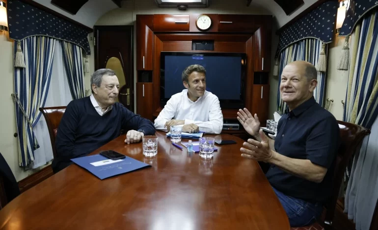 French, German, Italian leaders in 1st Kyiv trip since invasion 1 000 32CK9UW