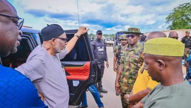 PHOTO NEWS: Akeredolu arrives Owo for on spot assessment, vows to hunt down killers 1 Akeredolu Owo4