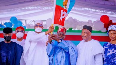 PHOTO NEWS: Tinubu receives APC flag after winning presidential ticket 6 FB IMG 1654706170674