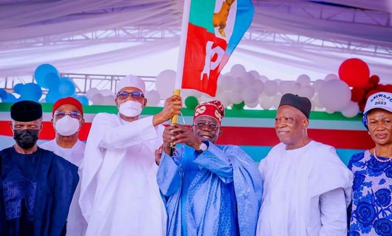 PHOTO NEWS: Tinubu receives APC flag after winning presidential ticket 25 FB IMG 1654706170674