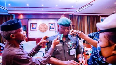 PHOTO NEWS: Osinbajo decorates Aide De Camp with new police rank 7 IMG 20220609 WA0018