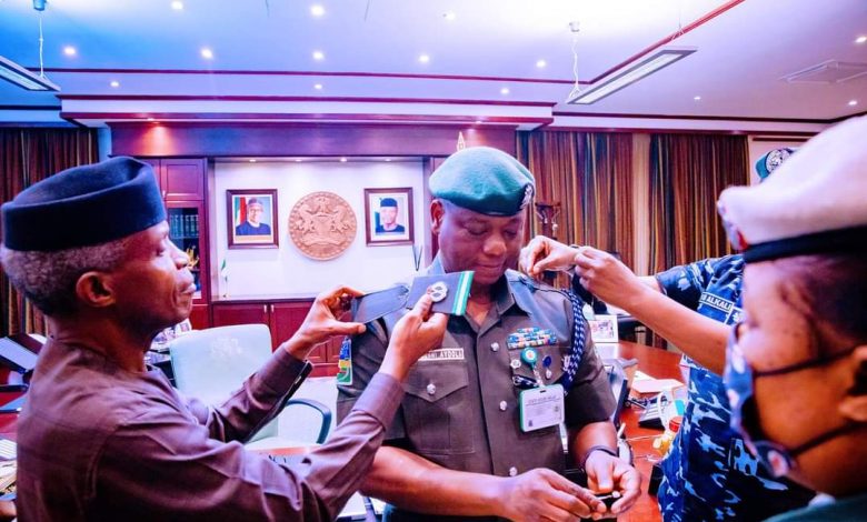 PHOTO NEWS: Osinbajo decorates Aide De Camp with new police rank 7 IMG 20220609 WA0018