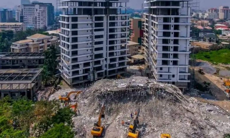 Lagos begins demolition of three structures on Ikoyi building collapse site 3 IMG 20220616 WA0065