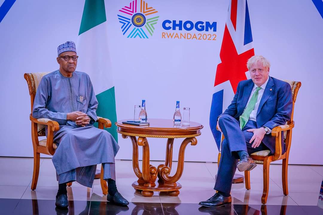 Seeking third term didn't end well for man who sought it, Buhari tells Boris Johnson 1 IMG 20220624 WA0009