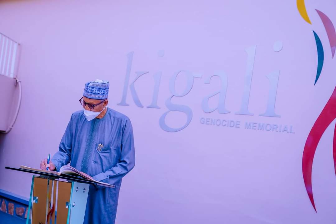 CHOGM22: Buhari visits Kigali memorial centre 3 IMG 20220624 WA0017 1