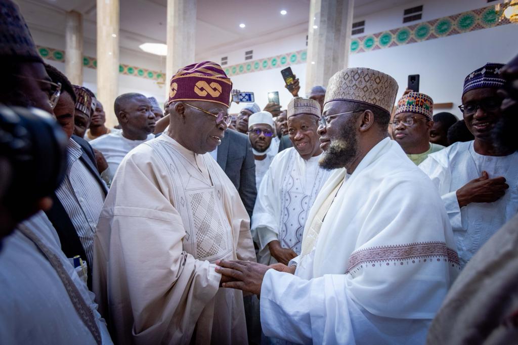 PHOTO NEWS: Tinubu attends Jumaat service, inspects presidential campaign office in Abuja 23 PHOTO 2022 06 24 15 34 13 15