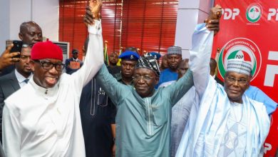 PHOTO NEWS: Atiku unveils Okowa as PDP vice presidential candidate 4 Pic 2